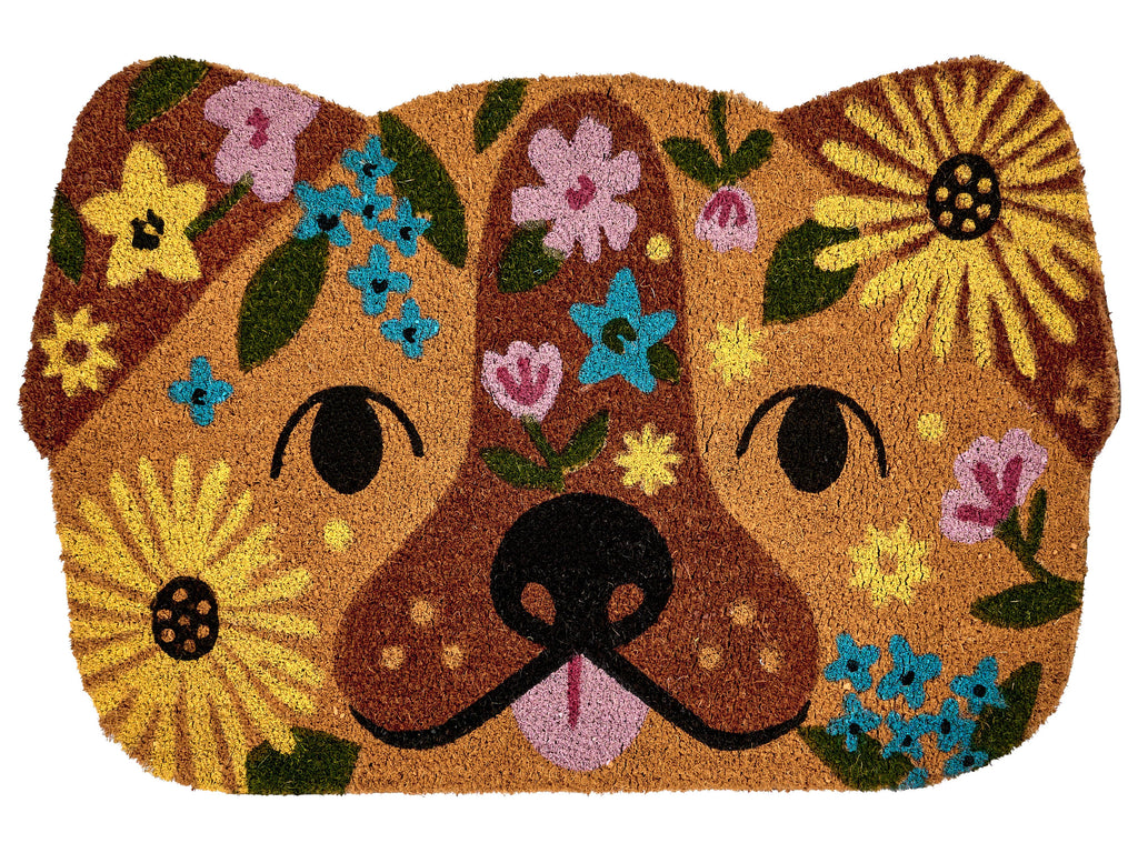 Tappetino da Ingresso TIBIG Multicolore 60 x 90 cm Cane Fibra di Cocco
