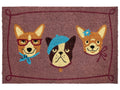 Tappetino da Ingresso BABABU Multicolore 60 x 90 cm Cane Fibra di Cocco