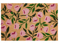 Tappetino da Ingresso MANGUAO Naturale 60 x 90 cm Fiore Fibra di Cocco