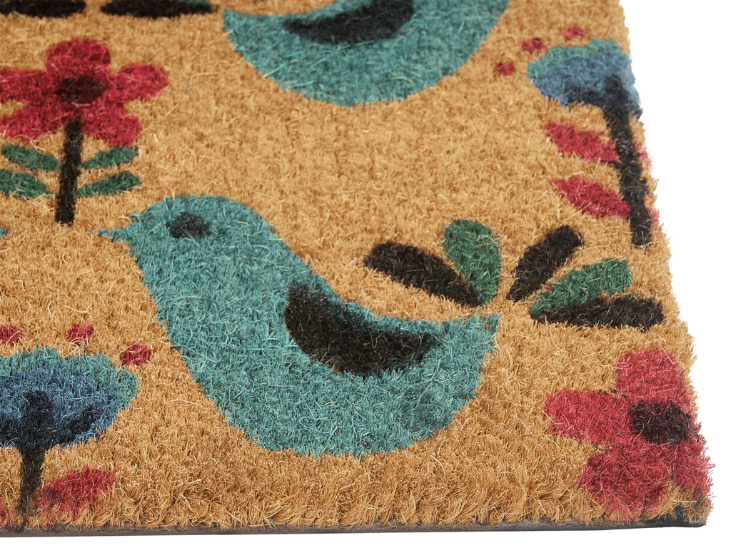 Paillasson 45 x 75 cm Oiseau Fibre de Coco