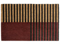 Tappetino da Ingresso TUKSUK Marrone/Beige 50 x 80 cm Fibra di Cocco