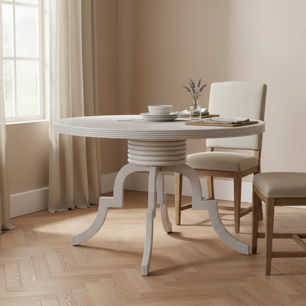 Table basse en rotin