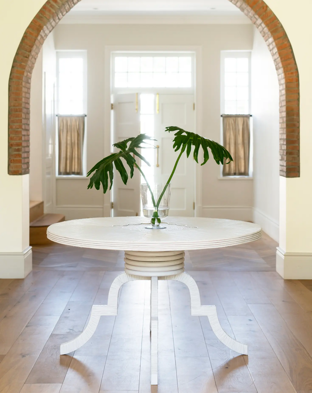 Table basse en rotin