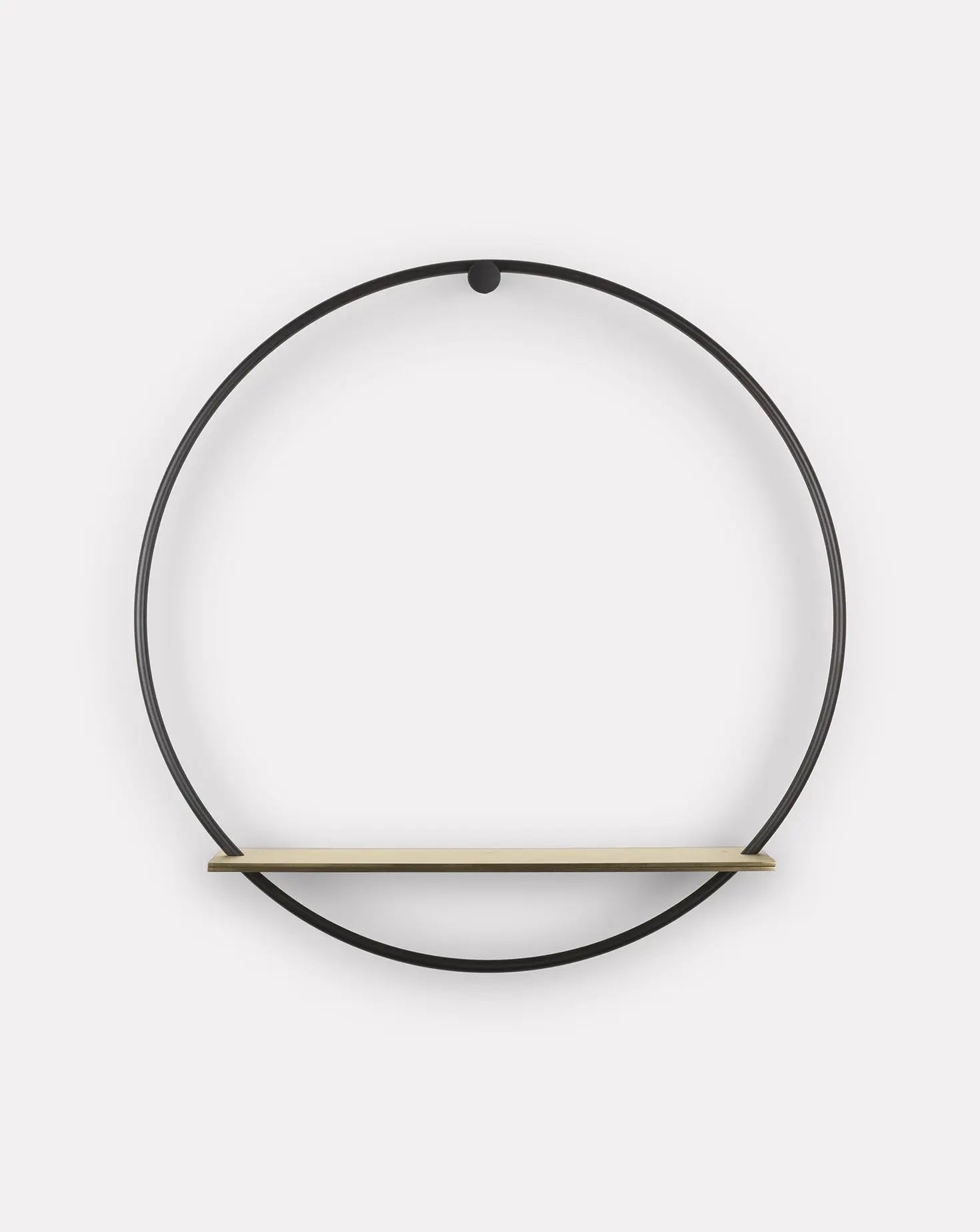 Minimalist brass display stand
