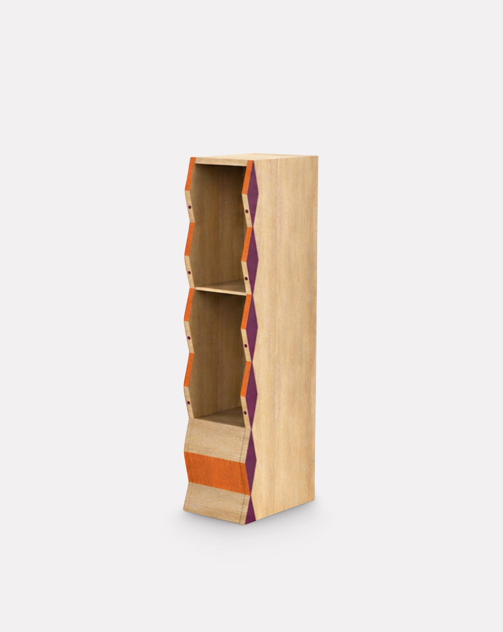 Meuble bibliothèque en bois d'érable "May"